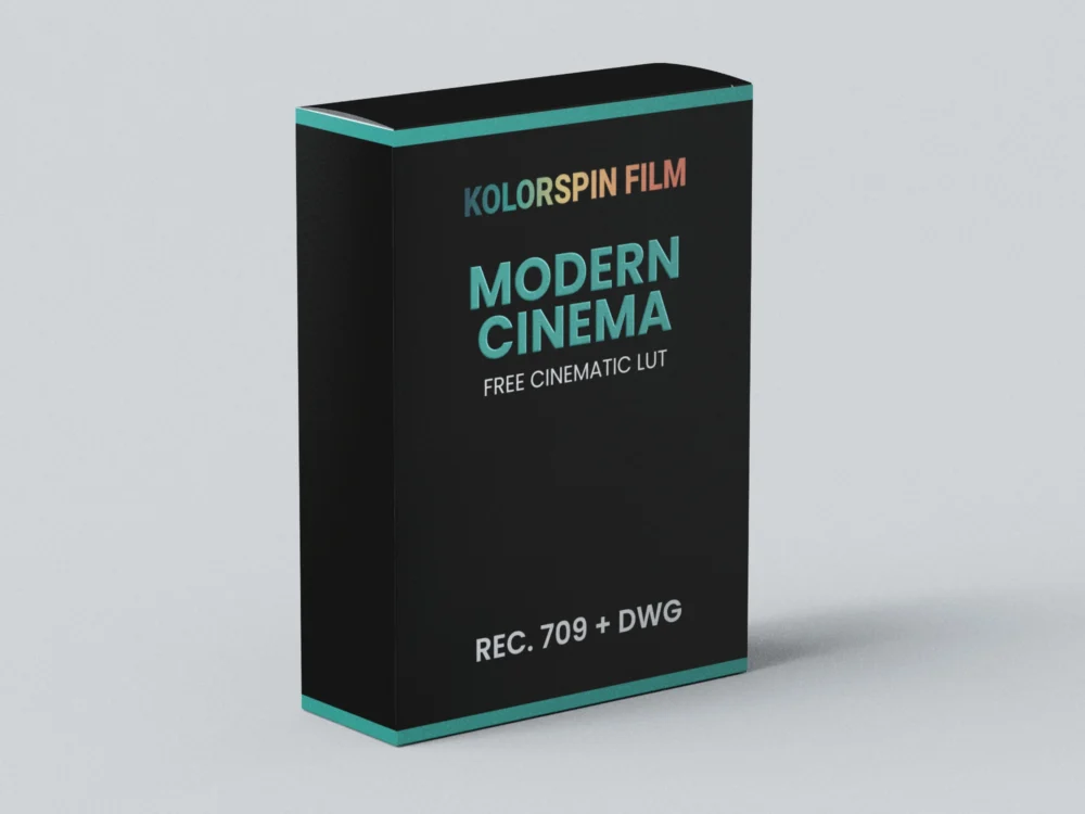Modern Cinema Mockup Modern Cinema LUT